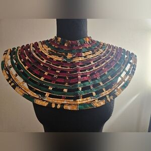 Multicolor Layered Collar Necklace